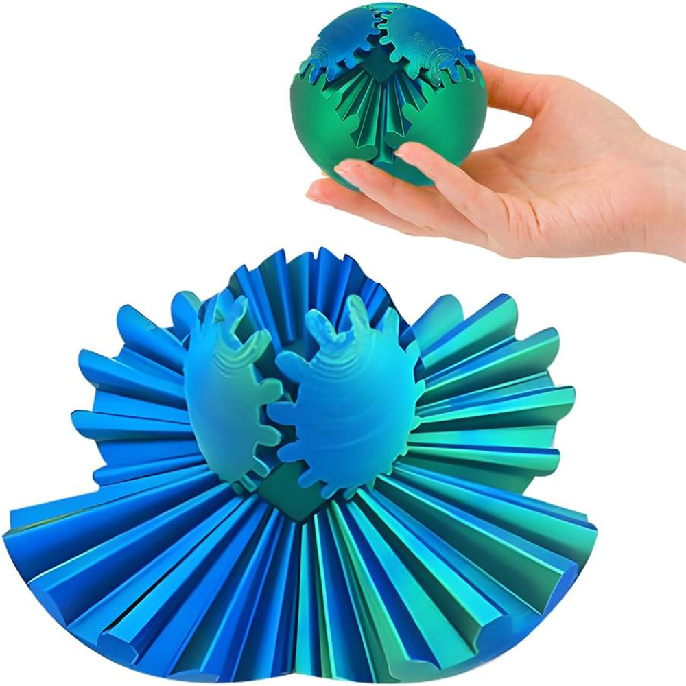 3D Printing Gears - 기어 볼 3D 인쇄 Fidget 장난감