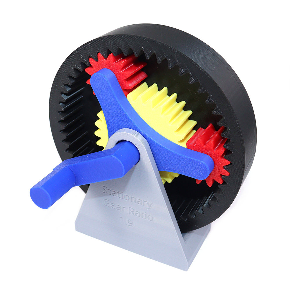 3D Printing Gears - 조립 가능한 유성 기어 모델 기계식