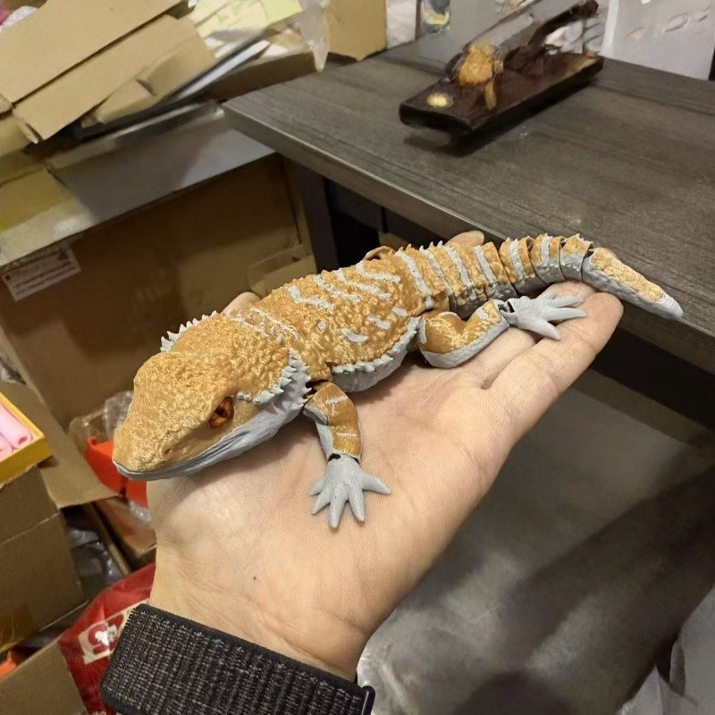 3D Printing Lizard - 3D 인쇄 창조적 인 악어 도마뱀