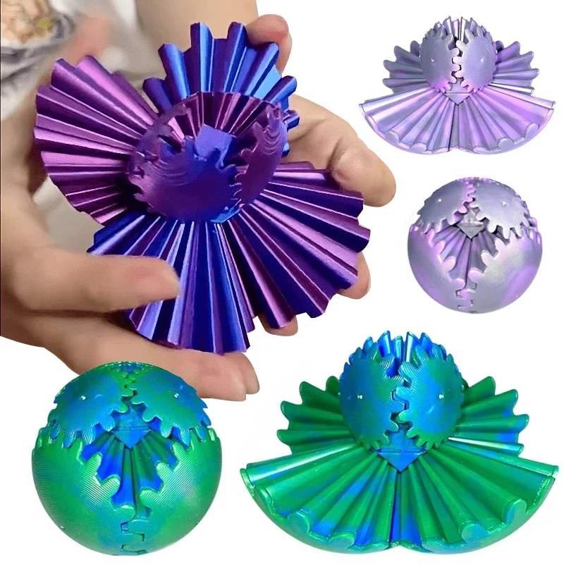 3D Printing Gears - 기어 볼 3D 프린팅 피젯 토이