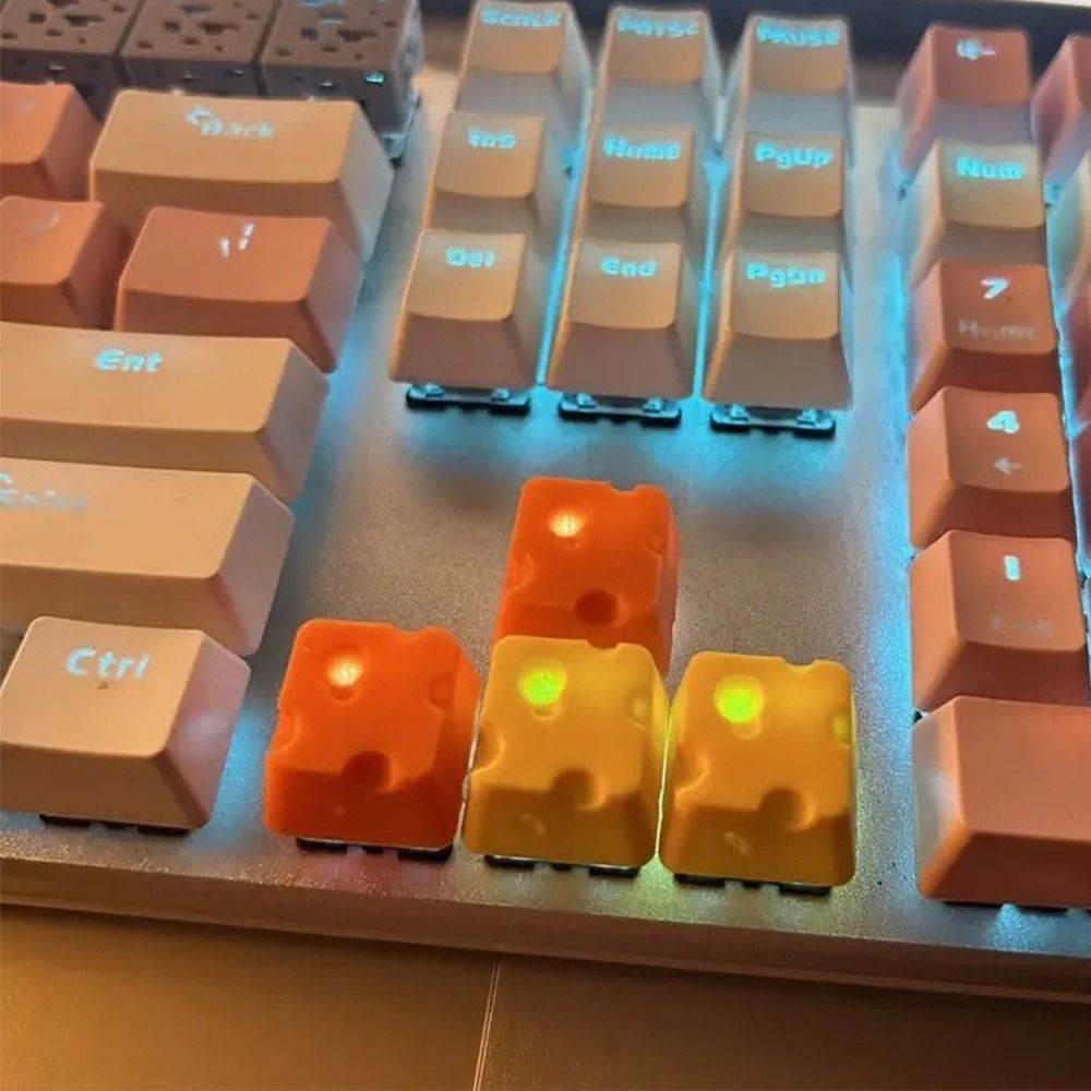 3D Printing Chess - 4개입 3D 프린팅 치즈 케이크 키캡