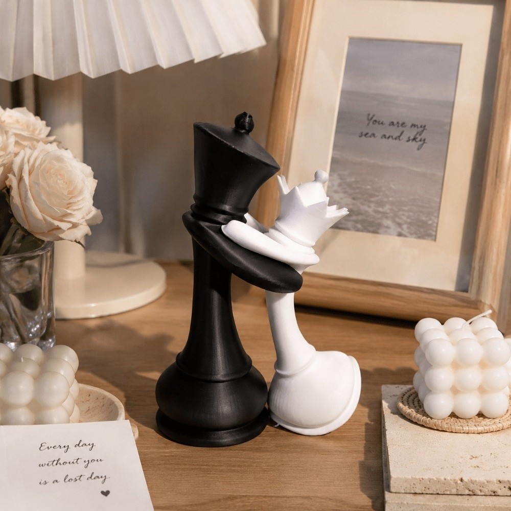 3D Printing Chess - 3D 프린팅된 체스 조각상 가정 장식