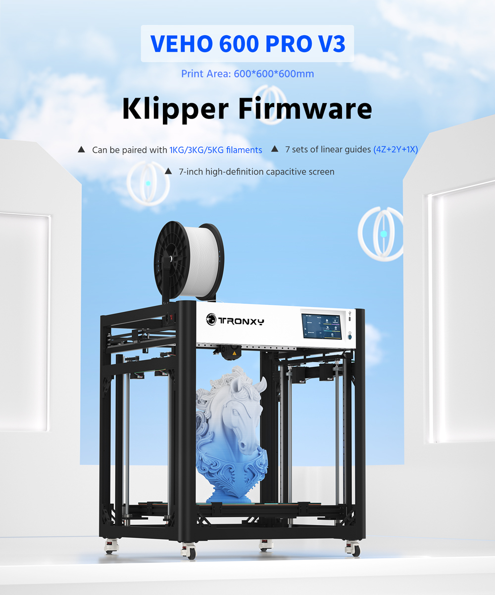 3D Printing X Y Z Axis - Tronxy VEHO-600 / PRO V3 대형