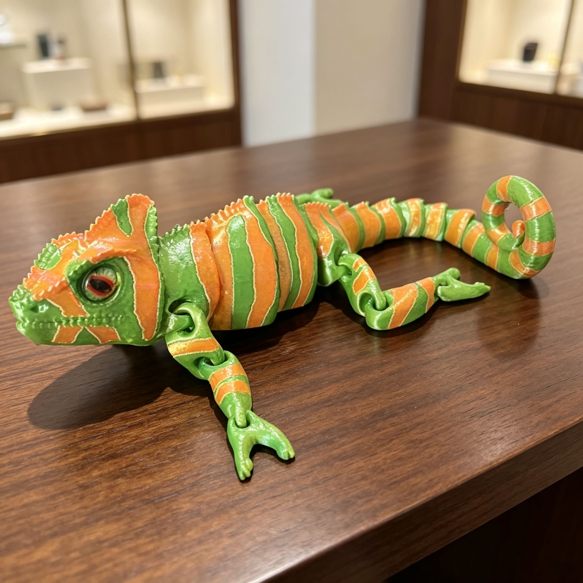 3D Printing Lizard - 움직이는 관절을 가진 3D 프린팅 카멜레온