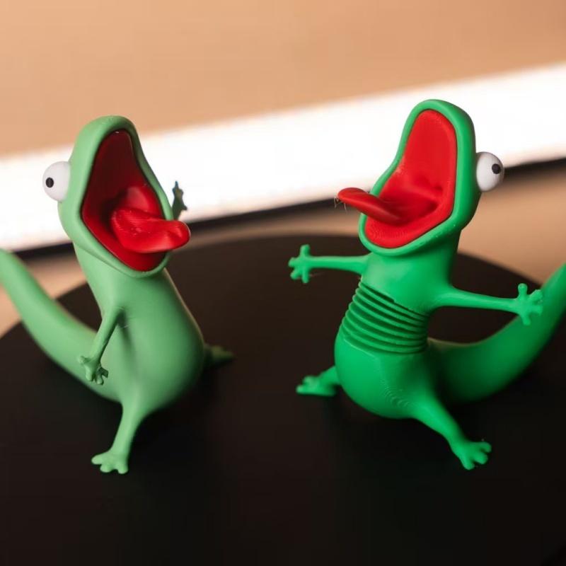 3D Printing Lizard - 2026년 신제품 3D 프린팅 귀여운 녹색