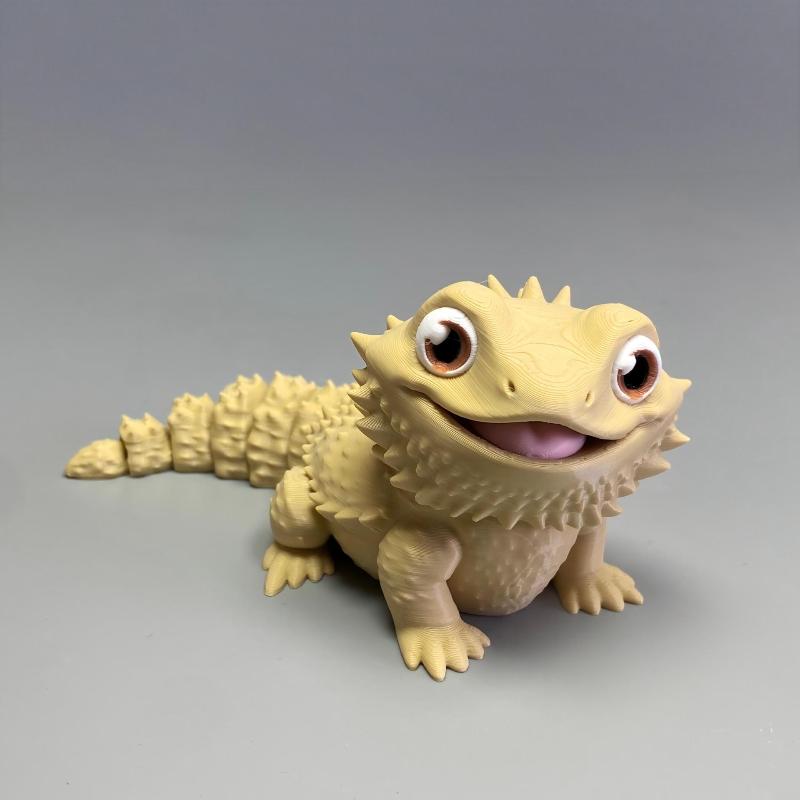 3D 프린팅 귀여운 수염난 도마뱀 피규어 장식품 데스크 - 3D Printing Lizard 리뷰 및 가격
