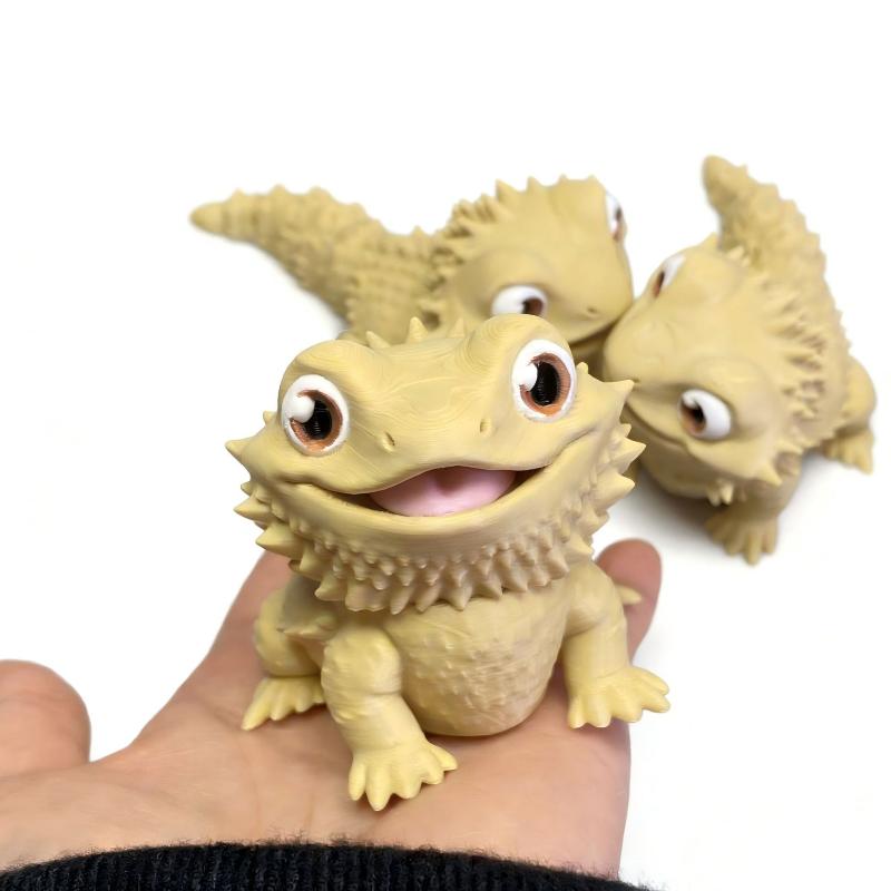 3D 프린팅 귀여운 수염난 도마뱀 피규어 장식품 데스크 - 3D Printing Lizard 리뷰 및 가격