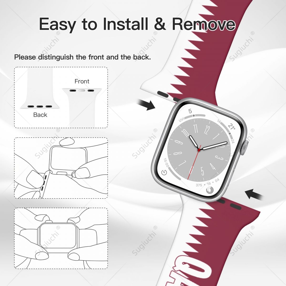 Apple Watch Band Ultra 2 용 남녀  - 3D Printing Qatar 리뷰 및 가격