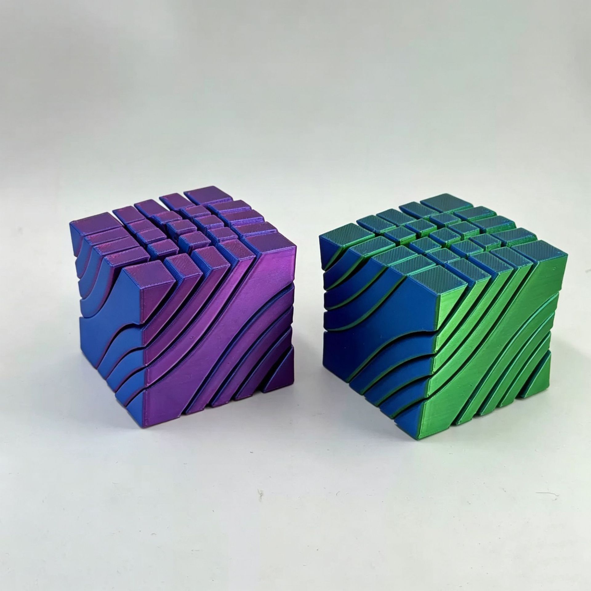 3D 프린팅 액체 흐름 루빅스 큐브 스트레스 해소 장난 - 3D Printing Gears 리뷰 및 가격