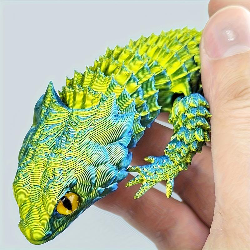 3D 인쇄된 결합된 도마뱀 만화 동상 움직일 수 있는  - 3D Printing Lizard 리뷰 및 가격