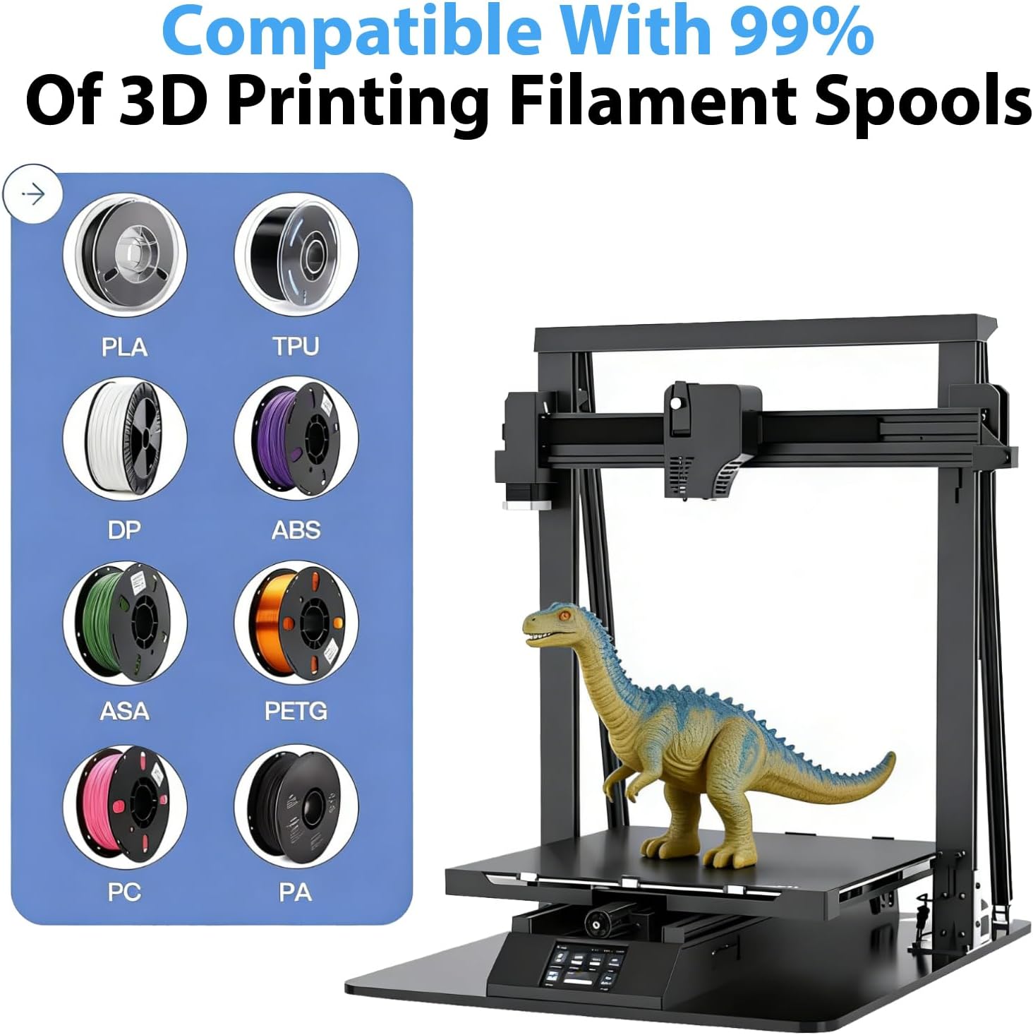 업그레이드된 3D 프린터 블랙 필라멘트 보관 가방(진공 - Abs Filament Spool 리뷰 및 가격