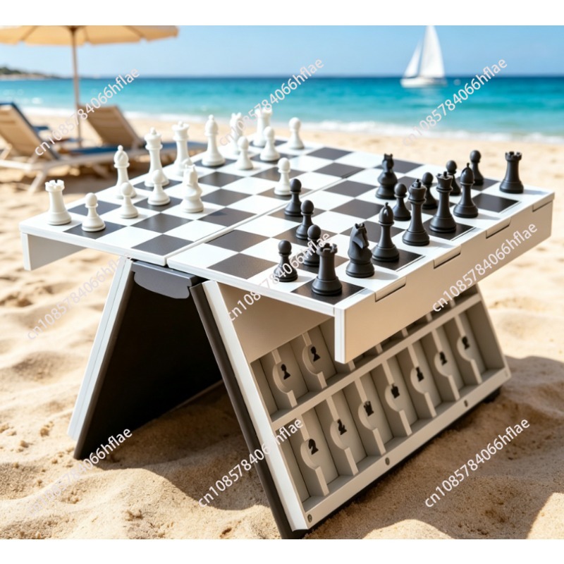 새로운 3D 프린팅 접이식 자석 체스북, 휴대용 퍼즐  - 3D Printing Chess 리뷰 및 가격