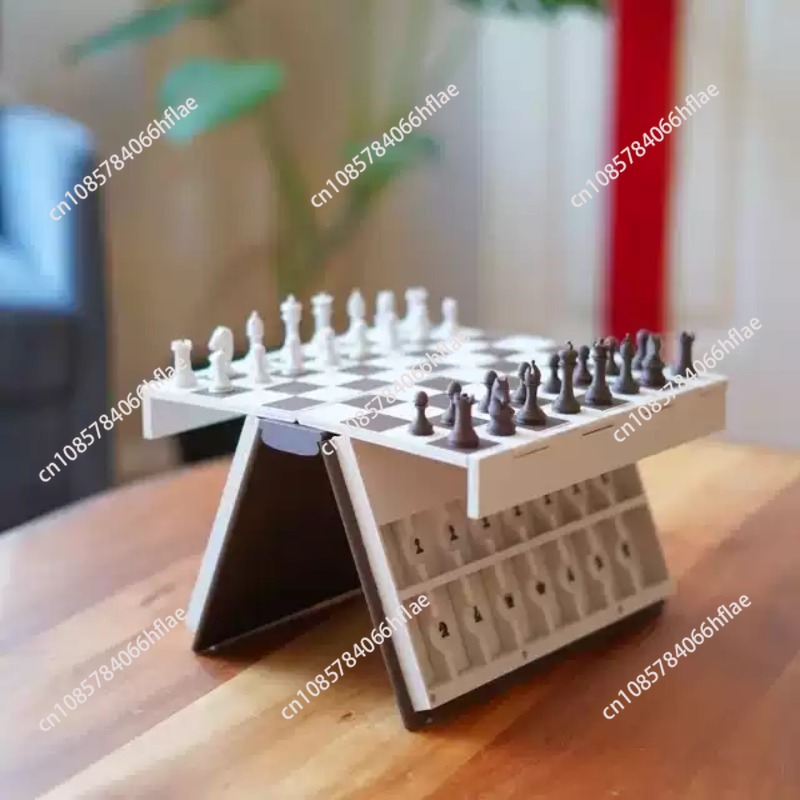 새로운 3D 프린팅 접이식 자석 체스북, 휴대용 퍼즐  - 3D Printing Chess 리뷰 및 가격