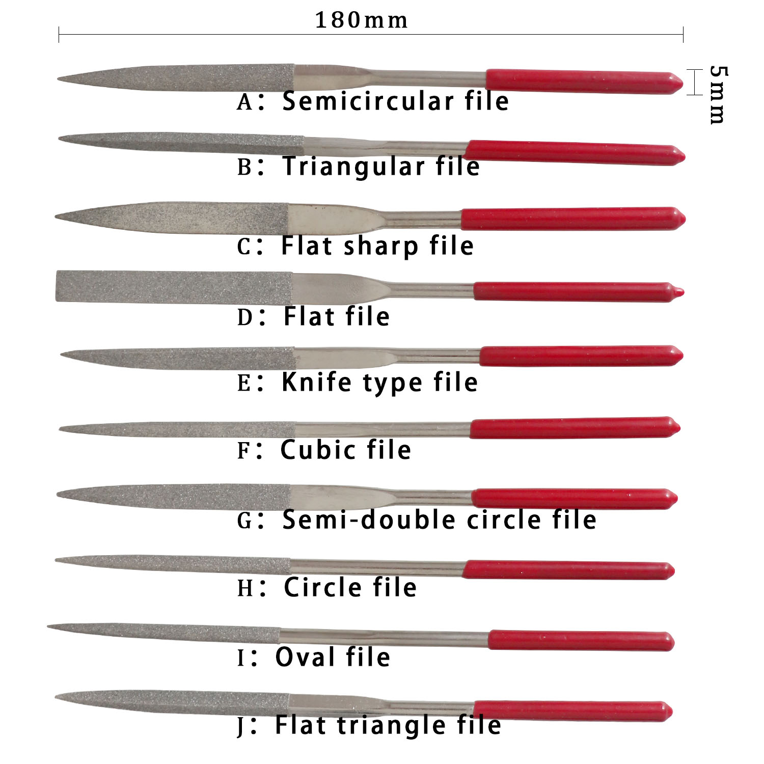 10Pcs 다이아몬드 바늘 파일 세트 정밀 금속 연마  - 3D Printing File Free 리뷰 및 가격