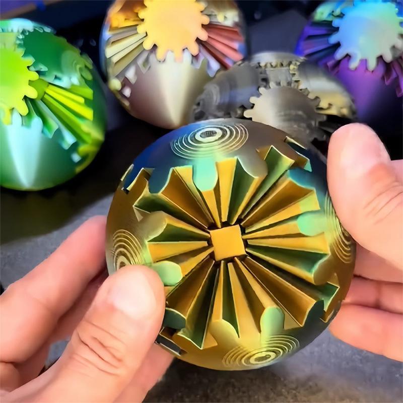 기어볼 3D 프린팅 스핀볼 큐브 피젯 토이 구형 피젯  - 3D Printing Gears 리뷰 및 가격