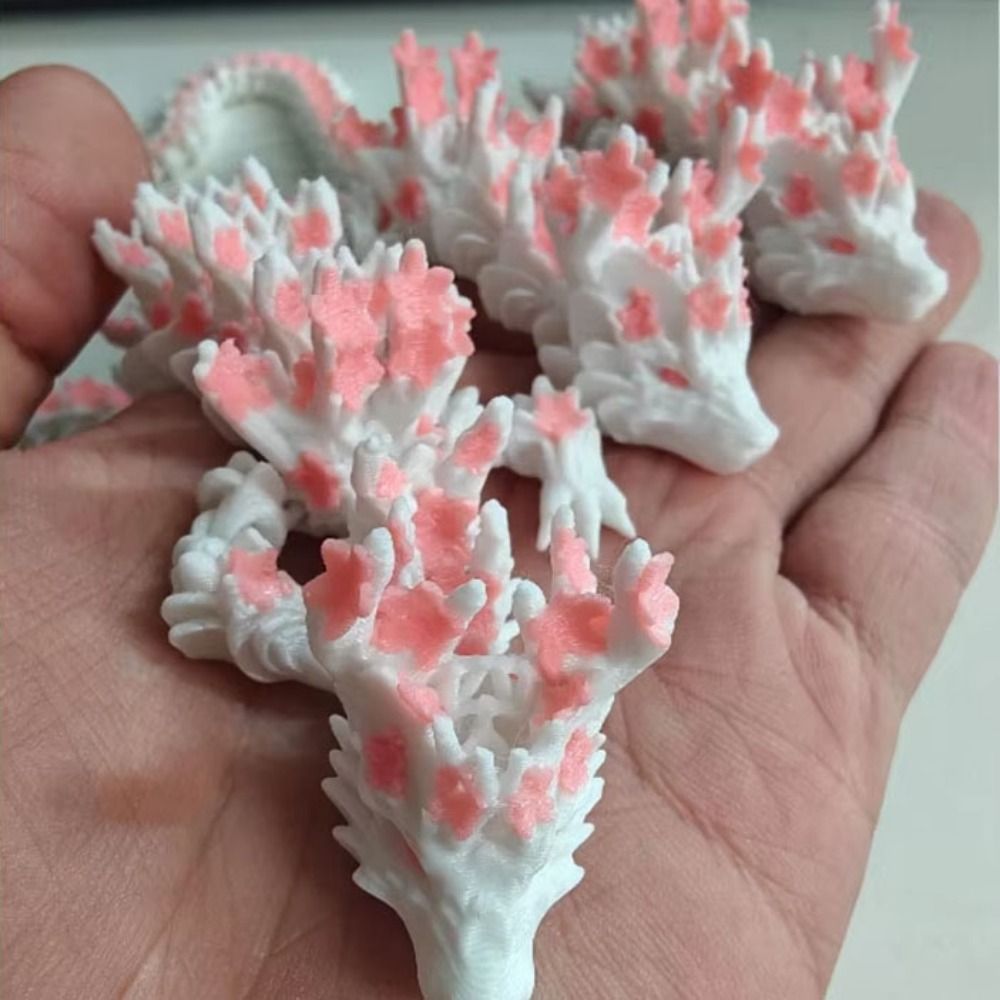 시뮬레이션된 눈을 가진 3D 프린팅 드래곤 사쿠라 드래 - 3D Printing Dragon 리뷰 및 가격
