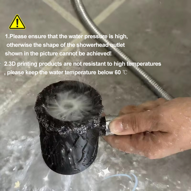 고압 휴대용 샤워 헤드, 남성용 플러싱 청소용 나선형  - 3D Printing Services 리뷰 및 가격
