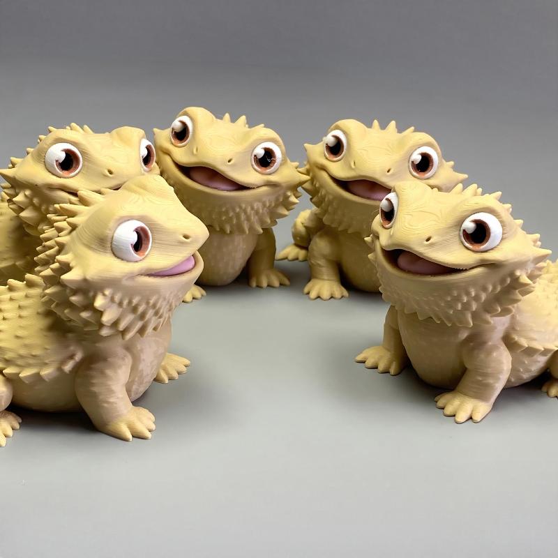 3D 프린팅 귀여운 비어디드 드래곤 피규어 도마뱀 조각 - 3D Printing Lizard 리뷰 및 가격