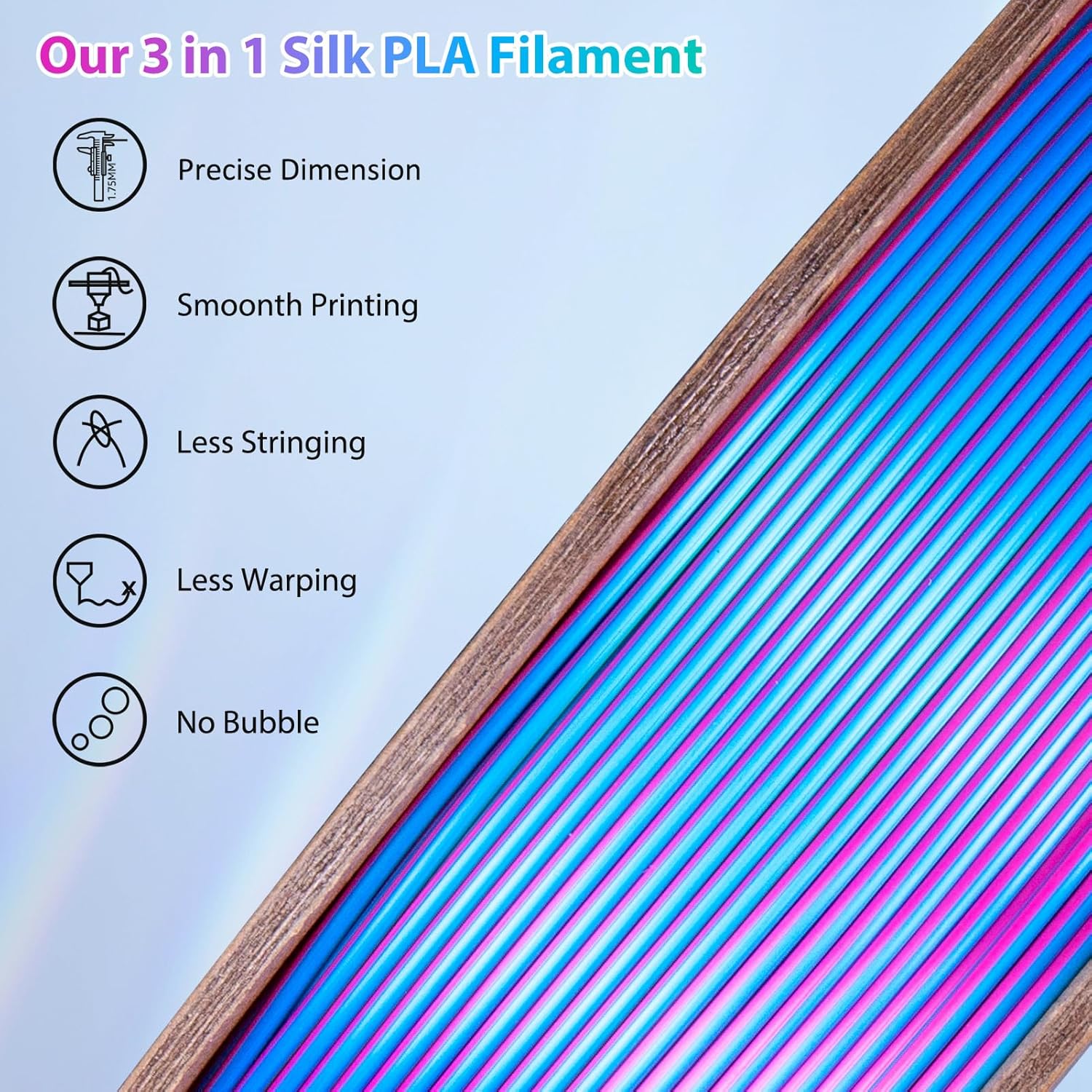 ADLAYER PLA 실크 3D 프린터 필라멘트, 다양 - 3D Printing Fdm 리뷰 및 가격