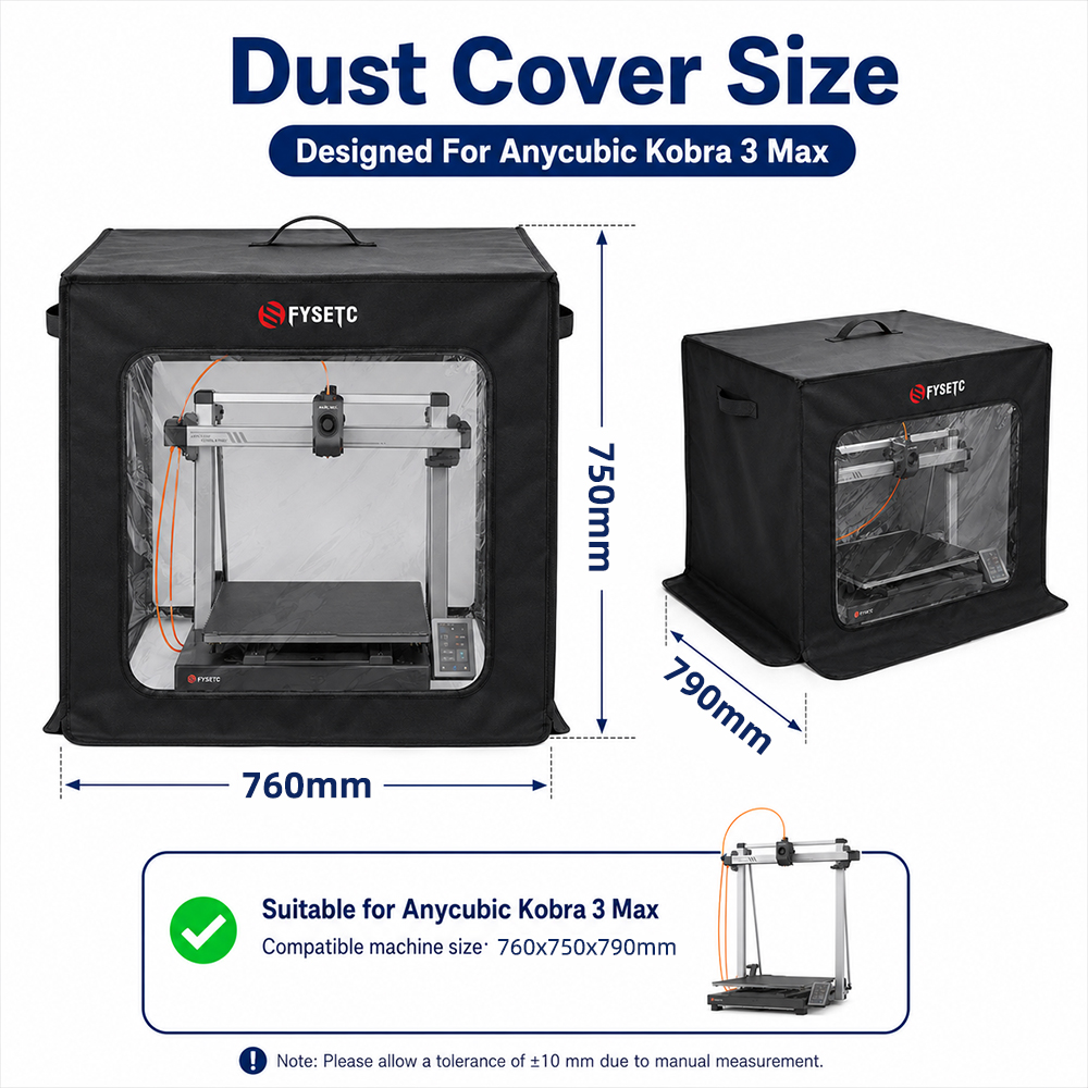 애니큐빅 코브라 3 맥스용 FYSETC 먼지 커버, 공 - 3D Printer Enclosure Frame 리뷰 및 가격