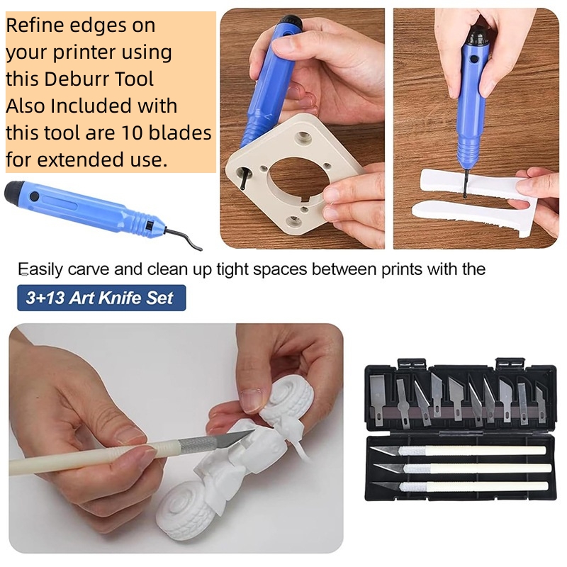 38개 3D 모델 연삭 도구 디버링 조각칼 키트 조각  - 3D Printing File Free 리뷰 및 가격