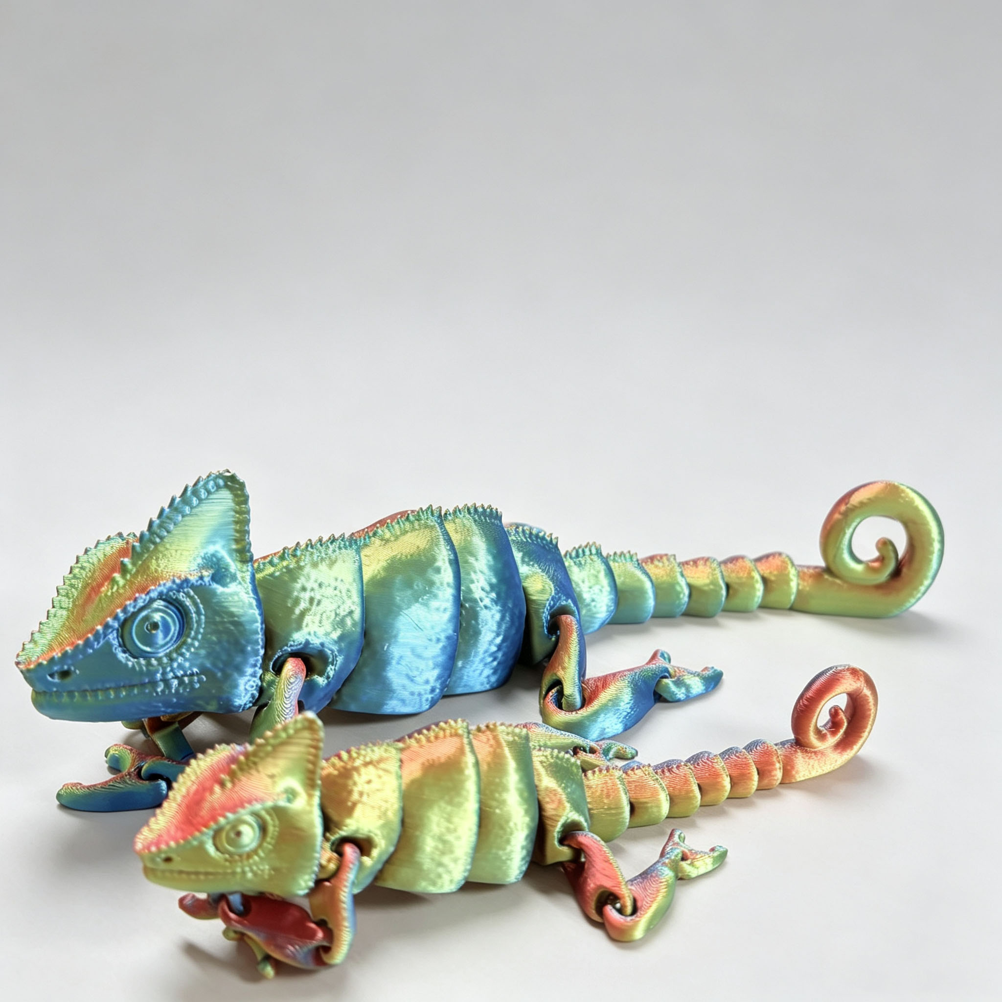 카멜레온 관절형 플렉시 피젯 데스크 피규어 장난감, 3 - 3D Printing Lizard 리뷰 및 가격