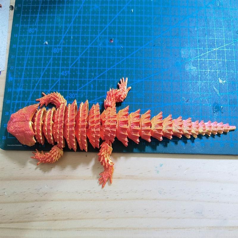 3D 프린팅된 결합형 도마뱀 조각상 장식품, 움직이는  - 3D Printing Lizard 리뷰 및 가격