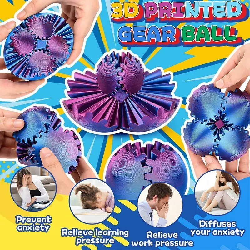 3D 프린트 기어 볼 스핀 볼 원더 피젯 장난감, 기어 - 3D Printing Gears 리뷰 및 가격