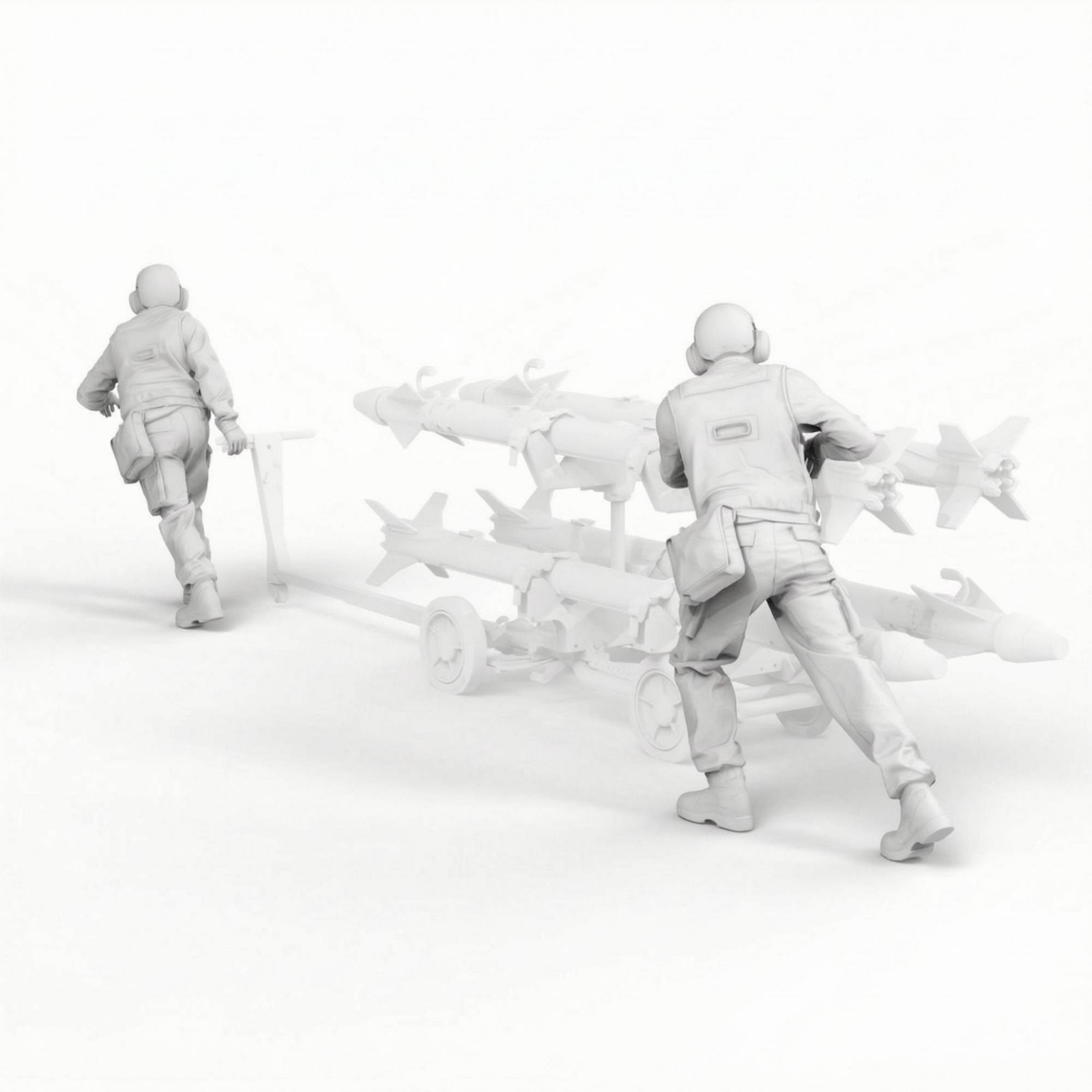 2피스 타겟팅-9 운반 돌리 조작사 1/48 스케일 미 - 3D Printing Operator 리뷰 및 가격
