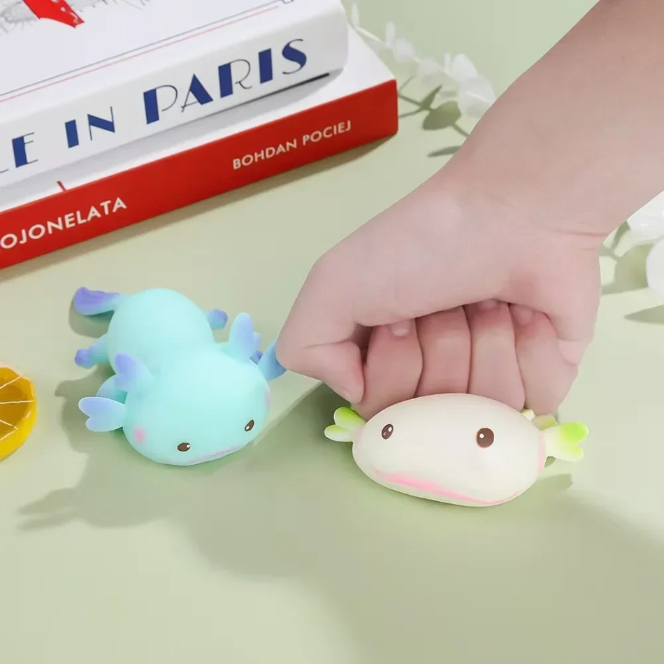 1/4개 악솔롯 스퀴즈볼 귀여운 물고기 모양의 안티 스 - 3D Printing Dragon 리뷰 및 가격