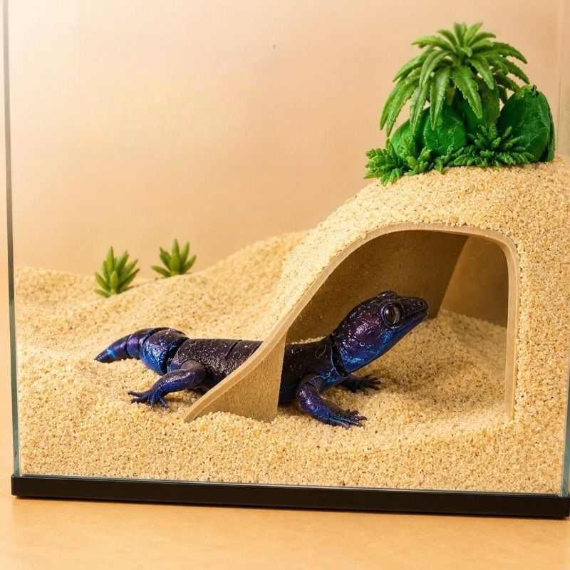 3D 프린팅된 파충류 은신처 동굴 쉼터 박스 레오파드  - 3D Printing Lizard 리뷰 및 가격