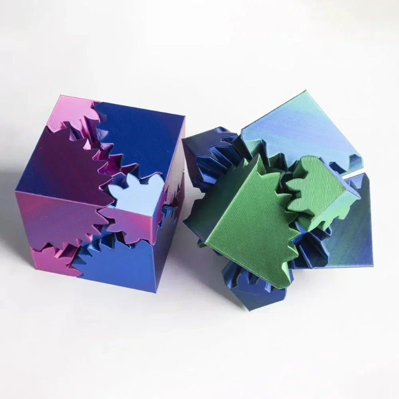 데스크탑 장식 3D 인쇄 큐브 장난감 기어 볼 스트레스 - 3D Printing Gears 리뷰 및 가격