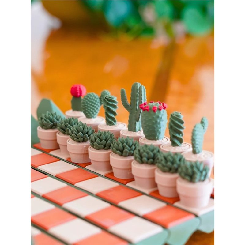 【특가】3D 프린팅 레진 선인장 체스판 데스크탑 장식품 - 3D Printing Chess 리뷰 및 가격