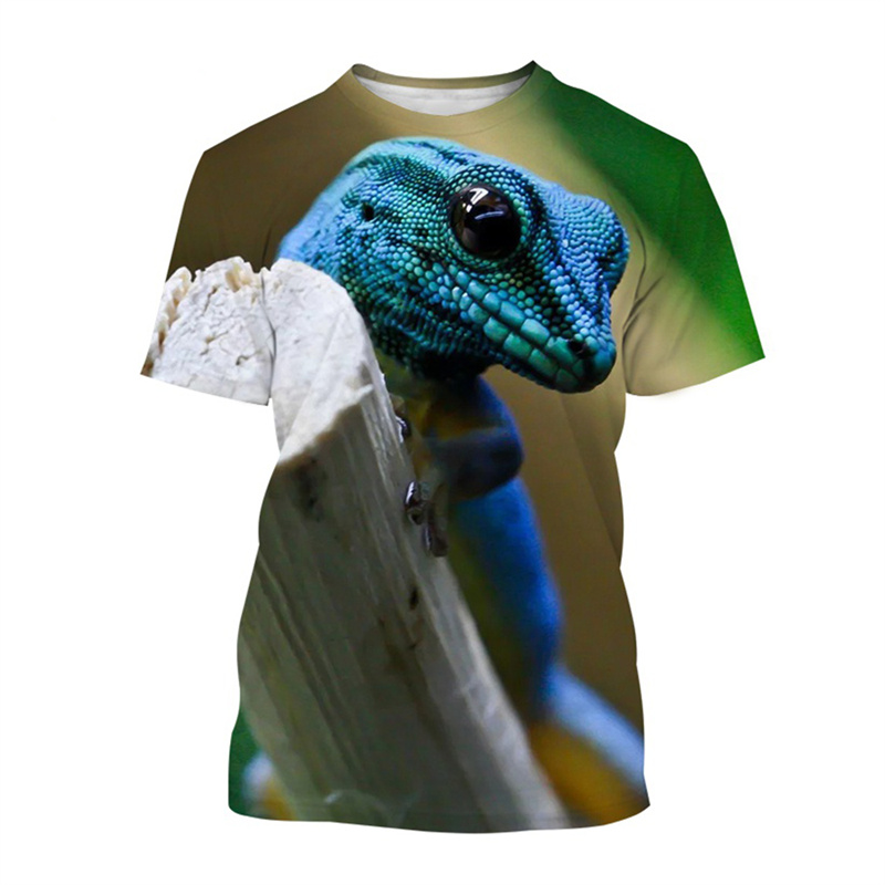남성 여성을 위한 3D 프린트 멋진 도마뱀 티셔츠, 패 - 3D Printing Lizard 리뷰 및 가격