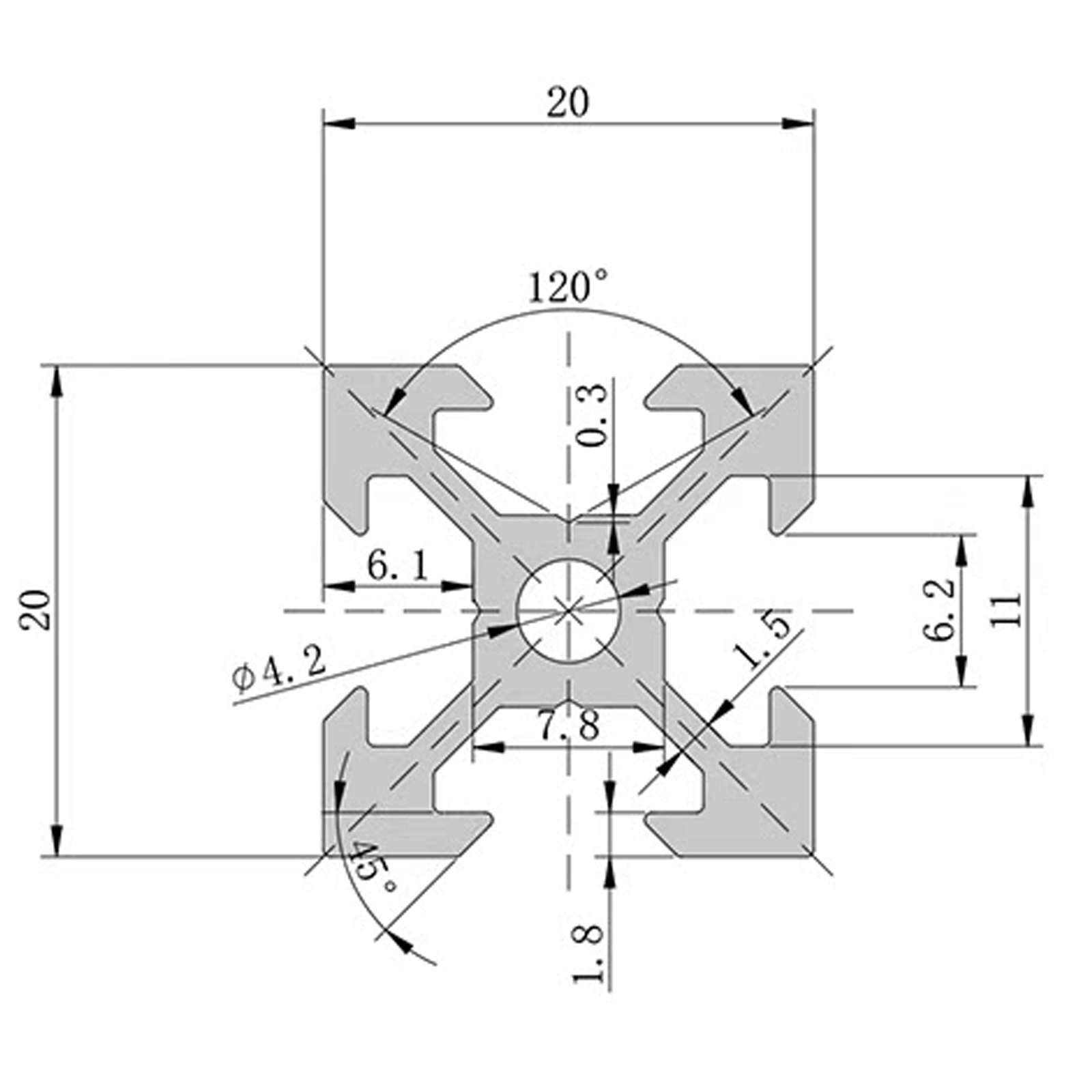 4Pcs V 슬롯 2020 알루미늄 압출 300-150 - 3D Printer Enclosure Frame 리뷰 및 가격